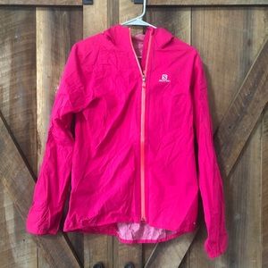 Salomon Pink Waterproof Jacket